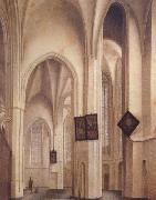 Pieter Jansz Saenredam Church Interior in Utrecht oil painting reproduction